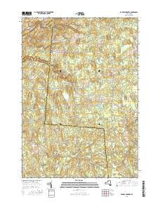 Barnes Corners New York Current topographic map, 1:24000 scale, 7.5 X 7.5 Minute, Year 2016