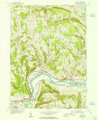 Barton New York Historical topographic map, 1:24000 scale, 7.5 X 7.5 Minute, Year 1953
