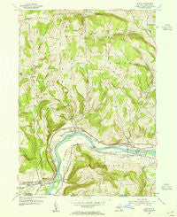Barton New York Historical topographic map, 1:24000 scale, 7.5 X 7.5 Minute, Year 1953