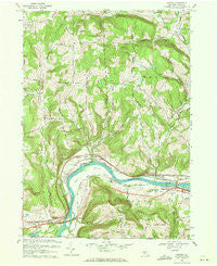 Barton New York Historical topographic map, 1:24000 scale, 7.5 X 7.5 Minute, Year 1969