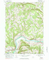Barton New York Historical topographic map, 1:24000 scale, 7.5 X 7.5 Minute, Year 1969