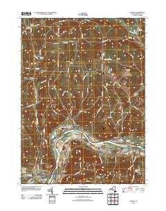 Barton New York Historical topographic map, 1:24000 scale, 7.5 X 7.5 Minute, Year 2012