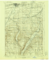 Batavia New York Historical topographic map, 1:62500 scale, 15 X 15 Minute, Year 1904