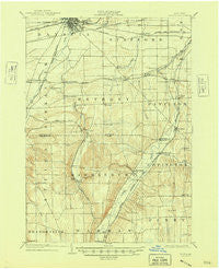 Batavia New York Historical topographic map, 1:62500 scale, 15 X 15 Minute, Year 1904
