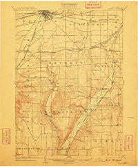 Batavia New York Historical topographic map, 1:62500 scale, 15 X 15 Minute, Year 1904