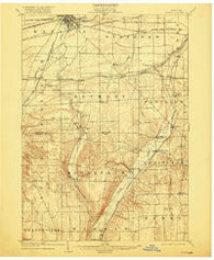 Batavia New York Historical topographic map, 1:62500 scale, 15 X 15 Minute, Year 1904