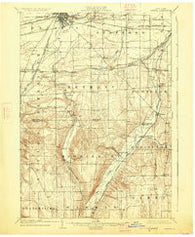 Batavia New York Historical topographic map, 1:62500 scale, 15 X 15 Minute, Year 1904