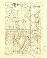 Batavia New York Historical topographic map, 1:62500 scale, 15 X 15 Minute, Year 1904