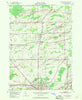 Batavia North New York Historical topographic map, 1:24000 scale, 7.5 X 7.5 Minute, Year 1950