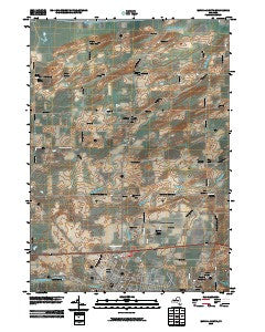 Batavia North New York Historical topographic map, 1:24000 scale, 7.5 X 7.5 Minute, Year 2010