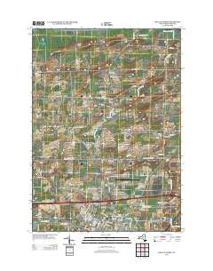 Batavia North New York Historical topographic map, 1:24000 scale, 7.5 X 7.5 Minute, Year 2013