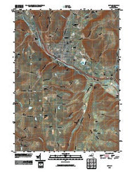 Bath New York Historical topographic map, 1:24000 scale, 7.5 X 7.5 Minute, Year 2010