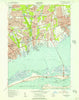 Bay Shore West New York Historical topographic map, 1:24000 scale, 7.5 X 7.5 Minute, Year 1954
