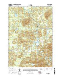 Bay Pond New York Current topographic map, 1:24000 scale, 7.5 X 7.5 Minute, Year 2016