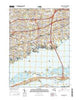 Bay Shore West New York Current topographic map, 1:24000 scale, 7.5 X 7.5 Minute, Year 2016