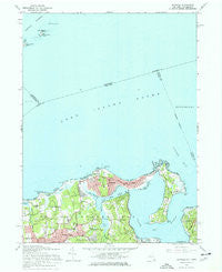Bayville New York Historical topographic map, 1:24000 scale, 7.5 X 7.5 Minute, Year 1967