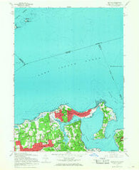 Bayville New York Historical topographic map, 1:24000 scale, 7.5 X 7.5 Minute, Year 1967