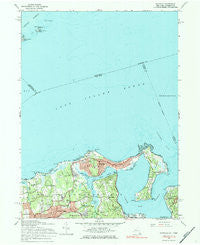 Bayville New York Historical topographic map, 1:24000 scale, 7.5 X 7.5 Minute, Year 1967