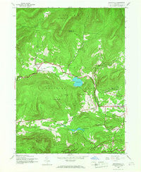 Bearsville New York Historical topographic map, 1:24000 scale, 7.5 X 7.5 Minute, Year 1945