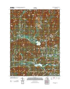 Bearsville New York Historical topographic map, 1:24000 scale, 7.5 X 7.5 Minute, Year 2013