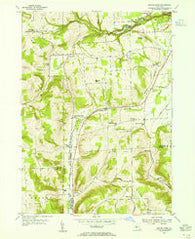 Beaver Dams New York Historical topographic map, 1:24000 scale, 7.5 X 7.5 Minute, Year 1953