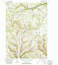 Beaver Dams New York Historical topographic map, 1:24000 scale, 7.5 X 7.5 Minute, Year 1953