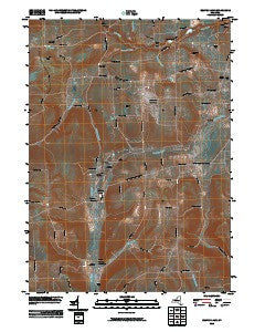 Beaver Dams New York Historical topographic map, 1:24000 scale, 7.5 X 7.5 Minute, Year 2010