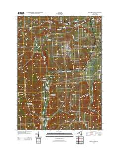 Beaver Dams New York Historical topographic map, 1:24000 scale, 7.5 X 7.5 Minute, Year 2013