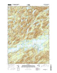 Beaver River New York Current topographic map, 1:24000 scale, 7.5 X 7.5 Minute, Year 2016