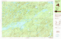 Beavers River New York Historical topographic map, 1:25000 scale, 7.5 X 15 Minute, Year 1989