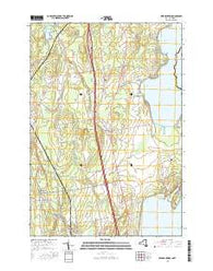 Beekmantown New York Current topographic map, 1:24000 scale, 7.5 X 7.5 Minute, Year 2016