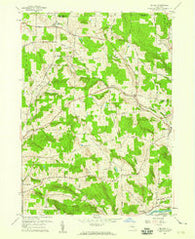 Belden New York Historical topographic map, 1:24000 scale, 7.5 X 7.5 Minute, Year 1957