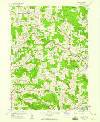 Belden New York Historical topographic map, 1:24000 scale, 7.5 X 7.5 Minute, Year 1957