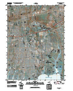Bellport New York Historical topographic map, 1:24000 scale, 7.5 X 7.5 Minute, Year 2010