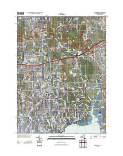 Bellport New York Historical topographic map, 1:24000 scale, 7.5 X 7.5 Minute, Year 2013
