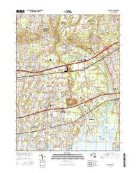 Bellport New York Current topographic map, 1:24000 scale, 7.5 X 7.5 Minute, Year 2016