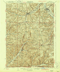 Belmont New York Historical topographic map, 1:62500 scale, 15 X 15 Minute, Year 1925