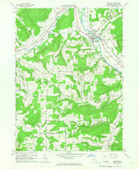 Belmont New York Historical topographic map, 1:24000 scale, 7.5 X 7.5 Minute, Year 1965
