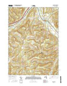 Belmont New York Current topographic map, 1:24000 scale, 7.5 X 7.5 Minute, Year 2016