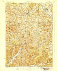 Belmont New York Historical topographic map, 1:62500 scale, 15 X 15 Minute, Year 1925