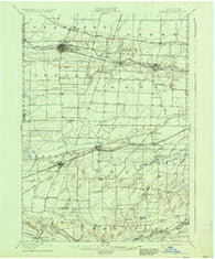 Bergen New York Historical topographic map, 1:62500 scale, 15 X 15 Minute, Year 1899