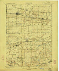 Bergen New York Historical topographic map, 1:62500 scale, 15 X 15 Minute, Year 1899