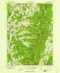 Berlin New York Historical topographic map, 1:24000 scale, 7.5 X 7.5 Minute, Year 1944