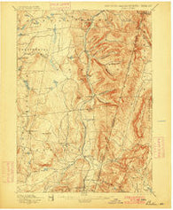 Berlin New York Historical topographic map, 1:62500 scale, 15 X 15 Minute, Year 1898