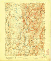 Berlin New York Historical topographic map, 1:62500 scale, 15 X 15 Minute, Year 1898