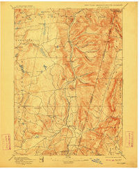 Berlin New York Historical topographic map, 1:62500 scale, 15 X 15 Minute, Year 1898