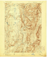 Berlin New York Historical topographic map, 1:62500 scale, 15 X 15 Minute, Year 1898