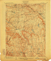 Berne New York Historical topographic map, 1:62500 scale, 15 X 15 Minute, Year 1903