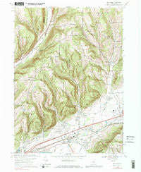 Big Flats New York Historical topographic map, 1:24000 scale, 7.5 X 7.5 Minute, Year 1969