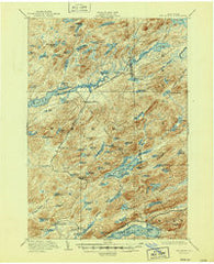 Big Moose New York Historical topographic map, 1:62500 scale, 15 X 15 Minute, Year 1903